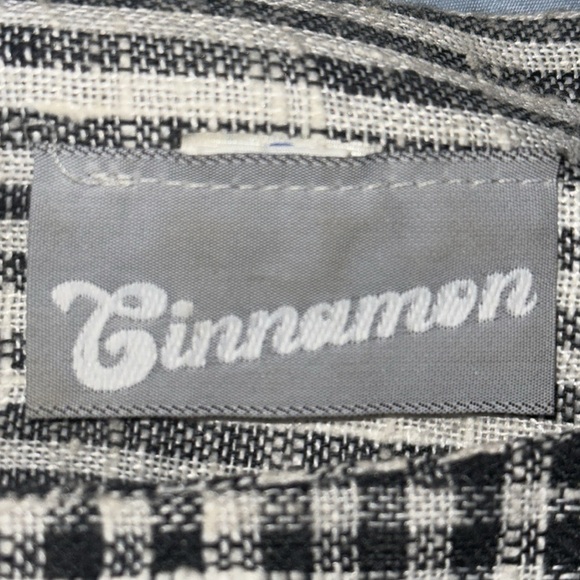 3 Piece Matching Vintage Set / Skirt Suit small XS S oversized gingham pattern - Picture 10 of 12